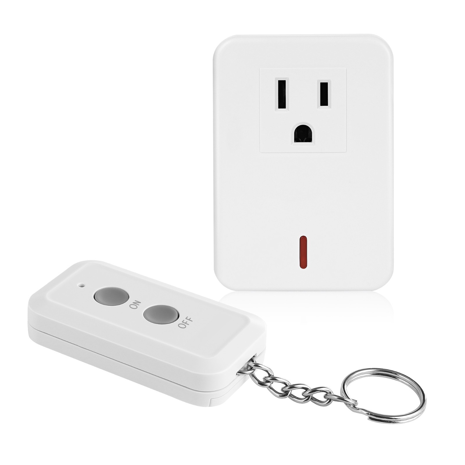 DEWENWILS Indoor Remote Control Outlet,Wireless On Off Power Switch,100ft White