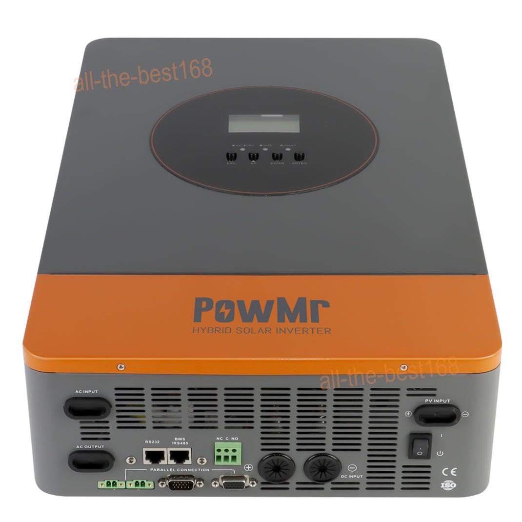 6500W 48V Split Phase Solar Inverter 140A MPPT 120/240V Parallel Ready