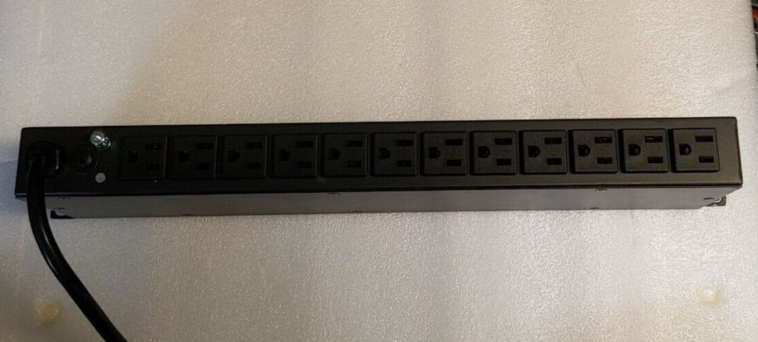 Tripp Lite PDUMH15 1.4kW Metered PDU 120V 13 Outlets 5-15R 5-15P 15ft 1U Rack