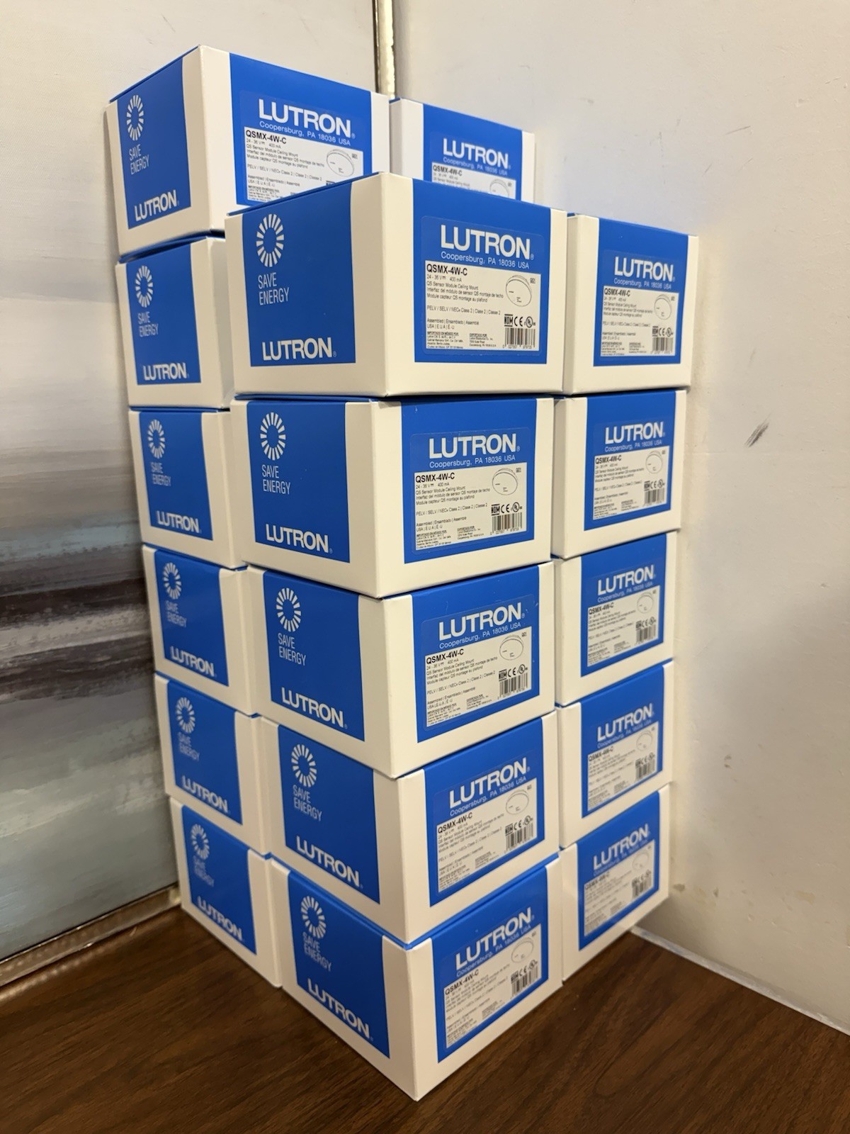 LUTRON Quantum QSMX-4W-C Sensor – New Condition ( PRICE FOR EACH )