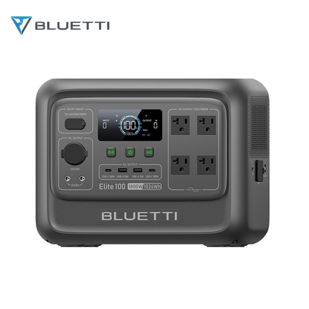 BLUETTI Elite 100 V2 1024Wh 1800W Portable Power Station for Emergency Camping