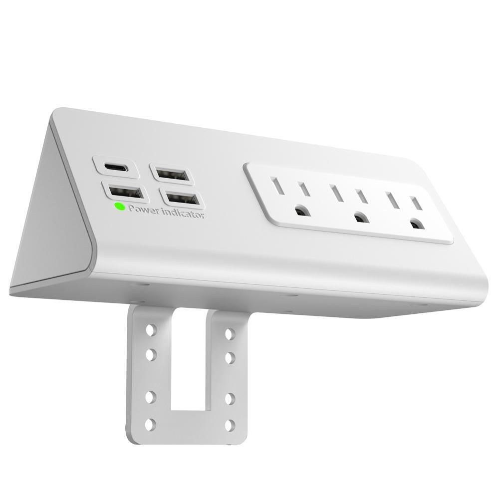 AC Power Type-C Ports Fast Charging Power Strip USB Ports Sockets Home Office