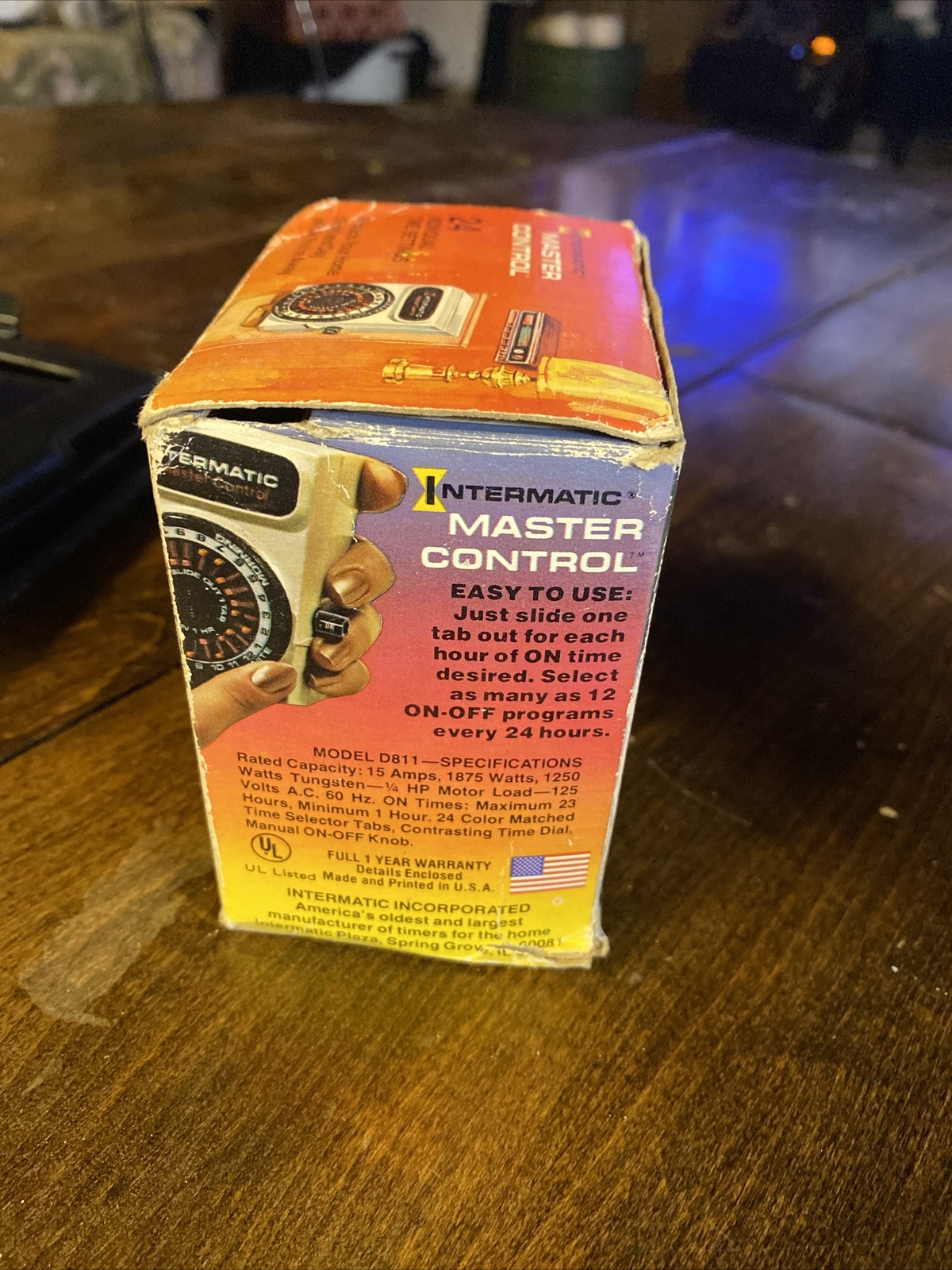 Intermatic Master Control 24-Hours Automatic Program Timer Vintage