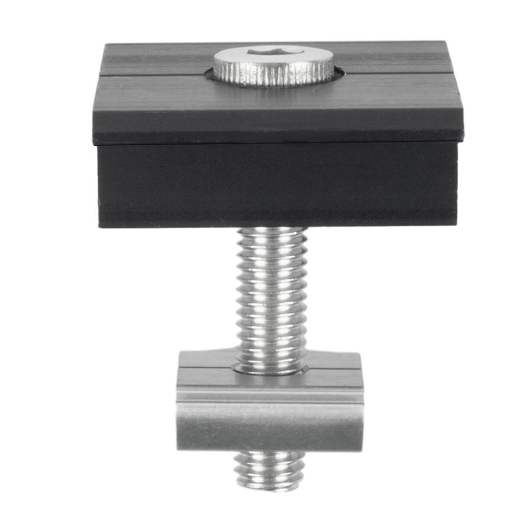 Professional Black Aluminum Alloy Solar Panel Mounting Bracket 30mm/35mm