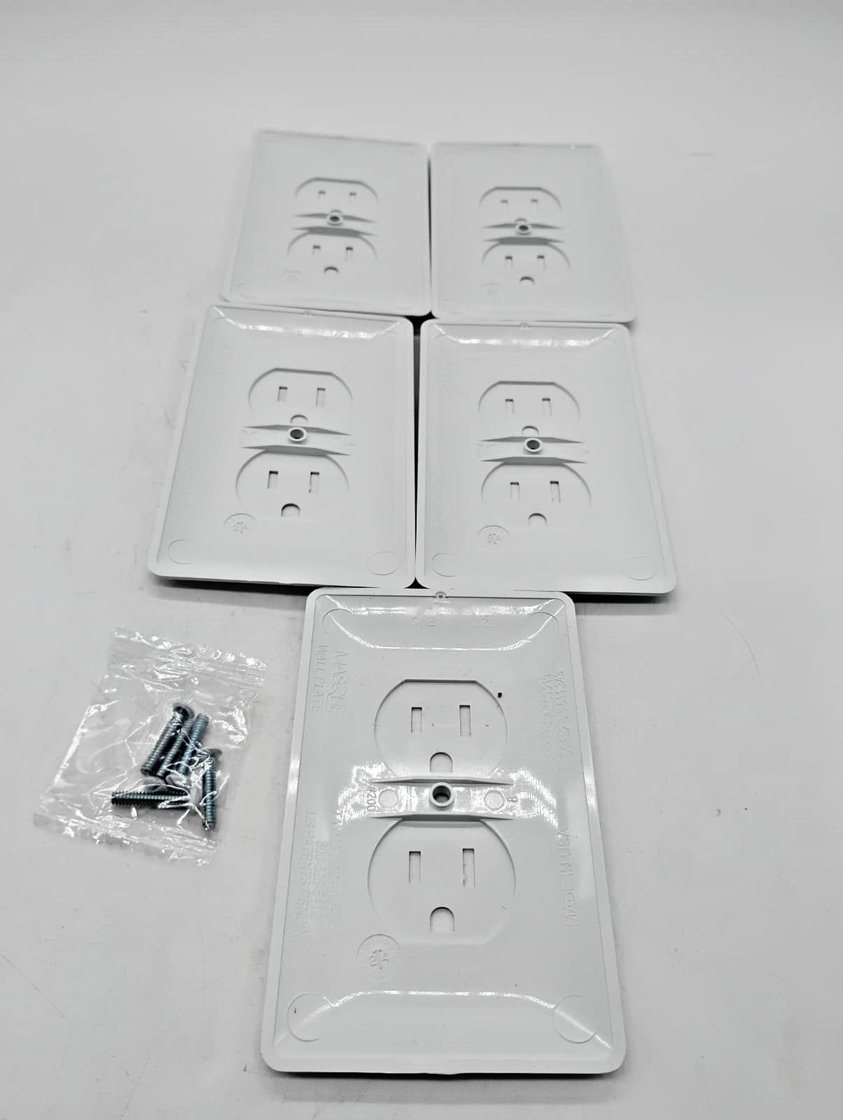 TayMac MW2000W Masque 2000 Series 1-Gang Nonmetallic Decorator Style Duplex