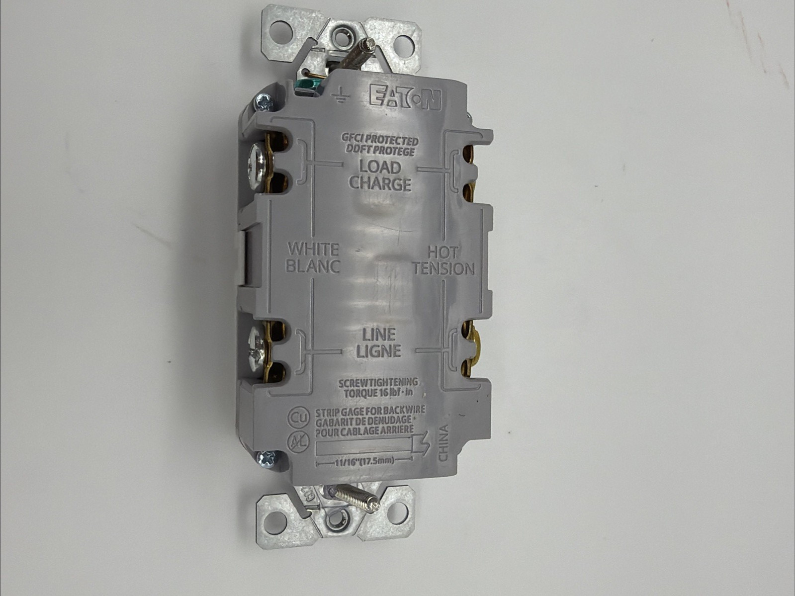 10 PCS NEW Eaton TRGF15W 15 Amp GFCI Self‑Test Tamper‑Resistant Receptacle 125 V