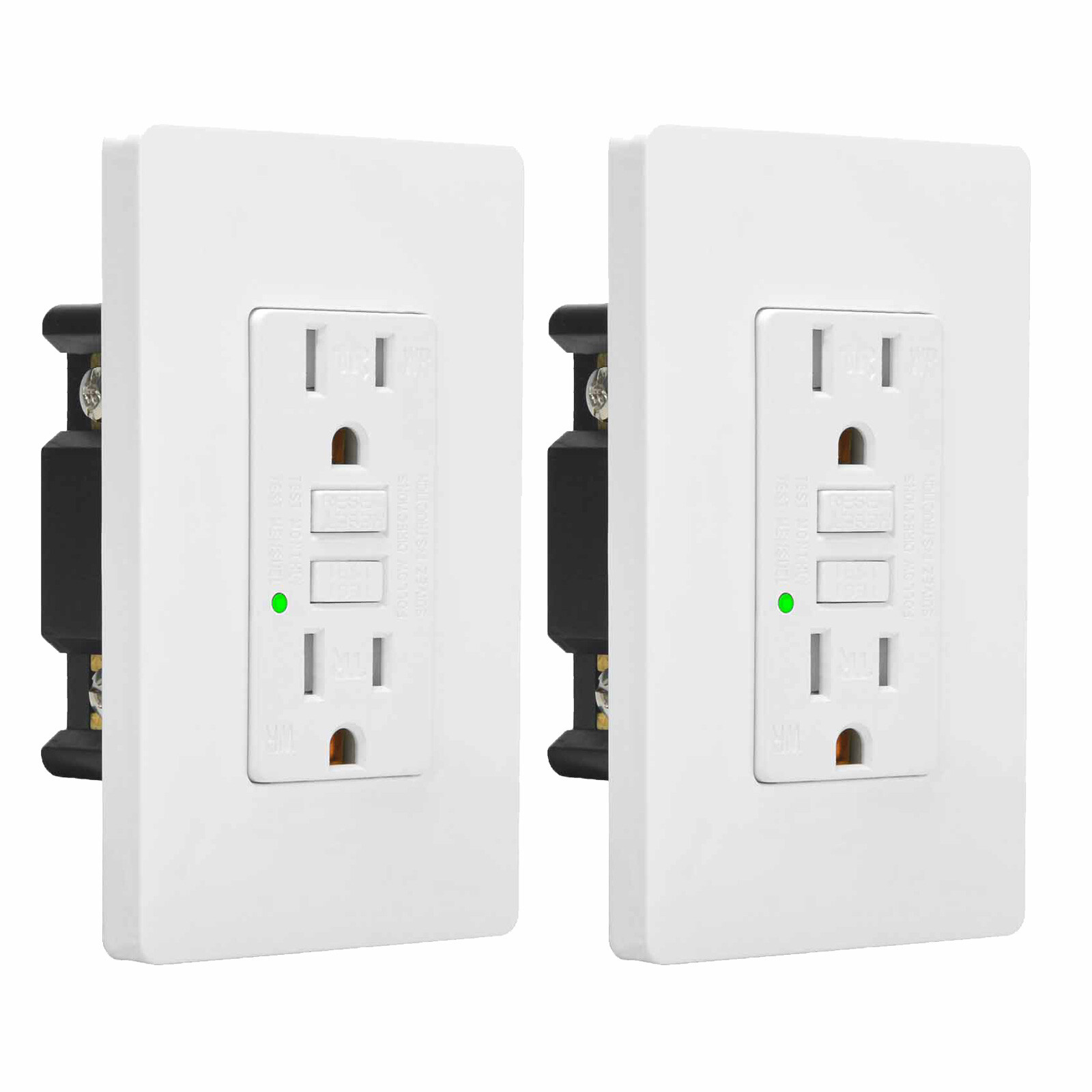 20AMP GFCI Outlet Receptacle Tamper Resistant – ETL Listed,White GFI TR WR 2Pack