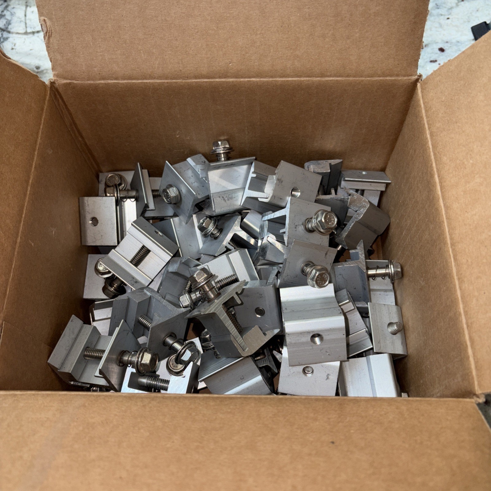 SnapNrack 242-01229 Ultra Rail Mounting Hardware / Silver Finish (QTY 50)