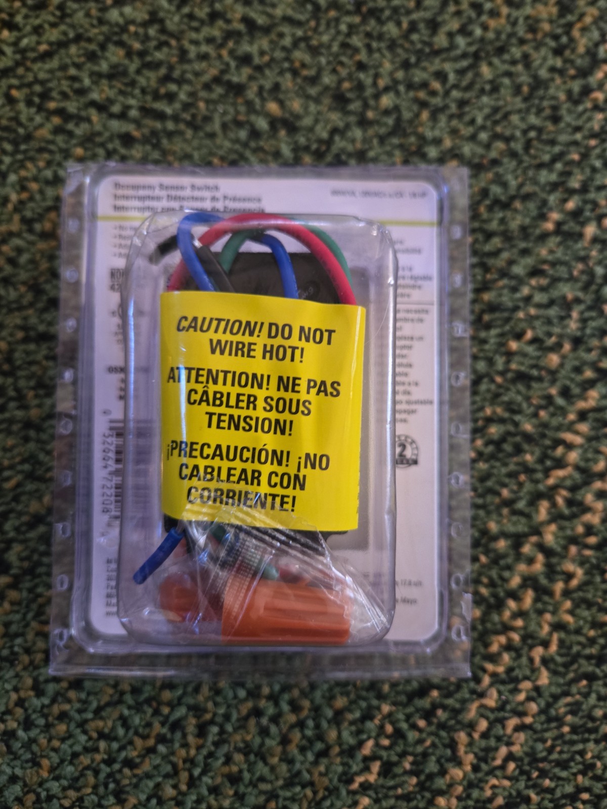 Occupancy Sensor Switch Copper Wiring Motion Detector OS306U-V-K Ivory