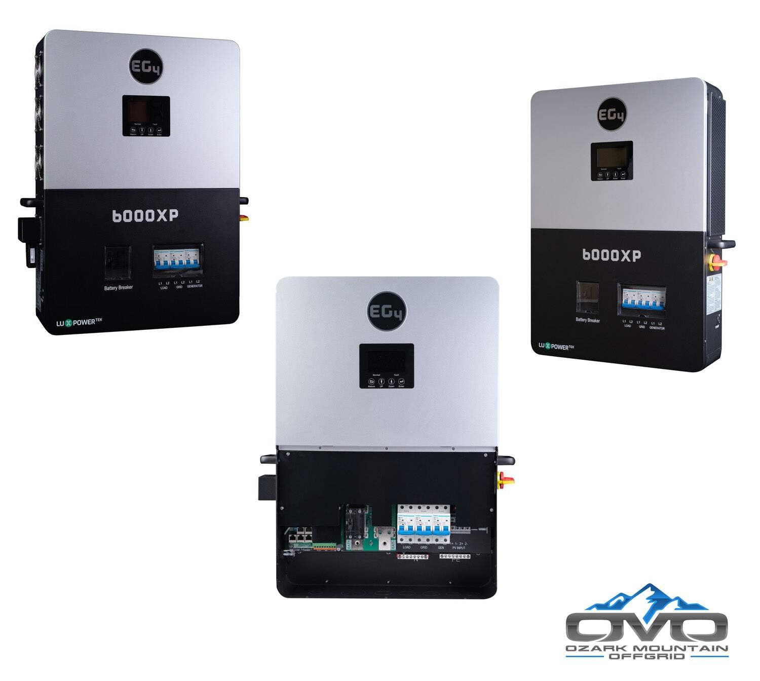 6KW Complete Offgrid Solar Kit + 6K EG4 6000XP Inverter + 5.12KW OMO 48V Patriot