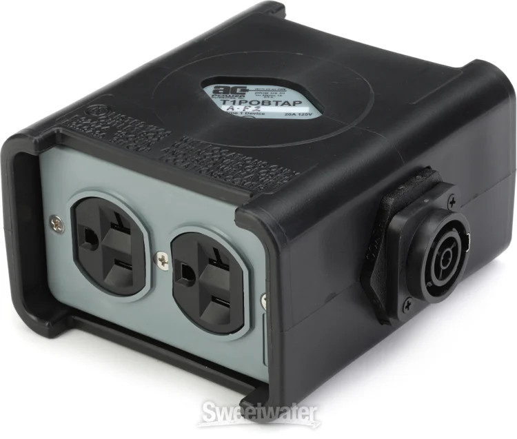 Pro Co ACPT1POBTAPA-F2 True1-in Loop-thru Dual Duplex Portable Outlet Box