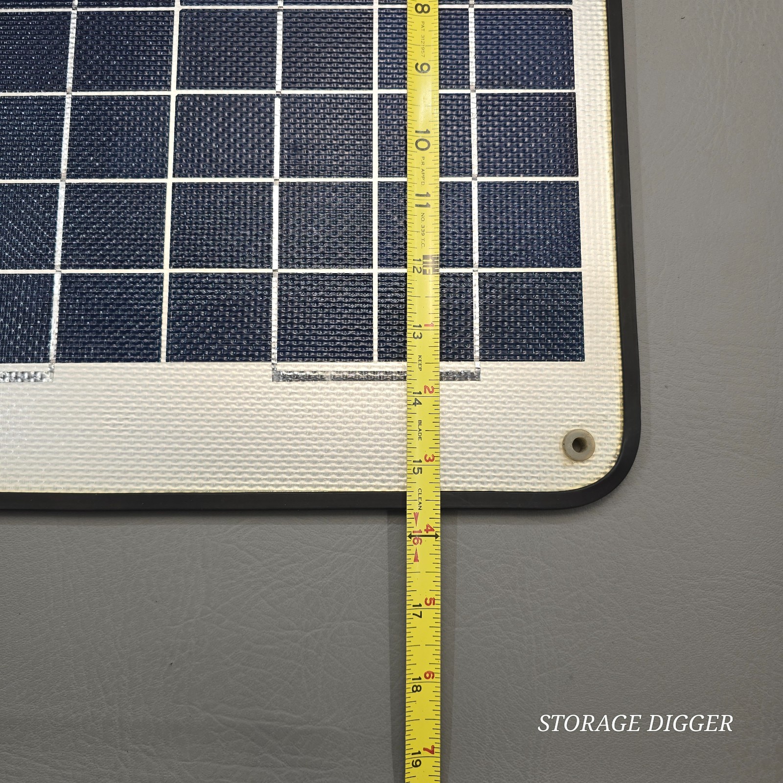 Ganz CPV-12 Eco-Energy Semi-Flexible 12 Watt Solar Panel with Wire Made in China
