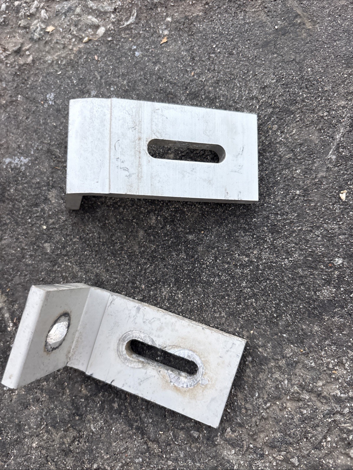 L Foot Aluminum Alloy Brackets for Solar Panel Roof Mount Systems Set 10