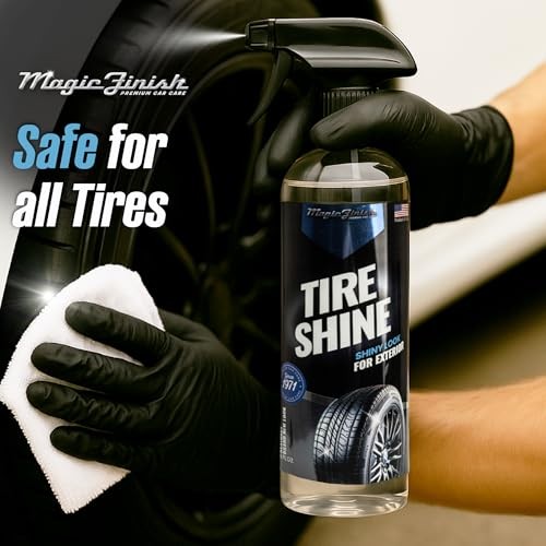 Tire Shine (16 fl oz) – Silicone-Based Tire Dressing for Tire Shine – 16 Fl Oz