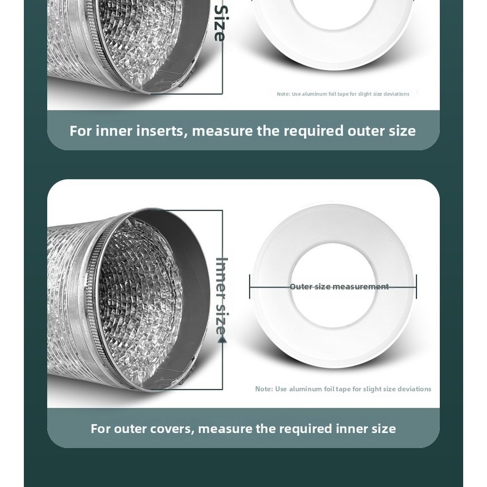 Plastic Duct Reducer Coupling 150mm to 100mm White ABS for Air Systems