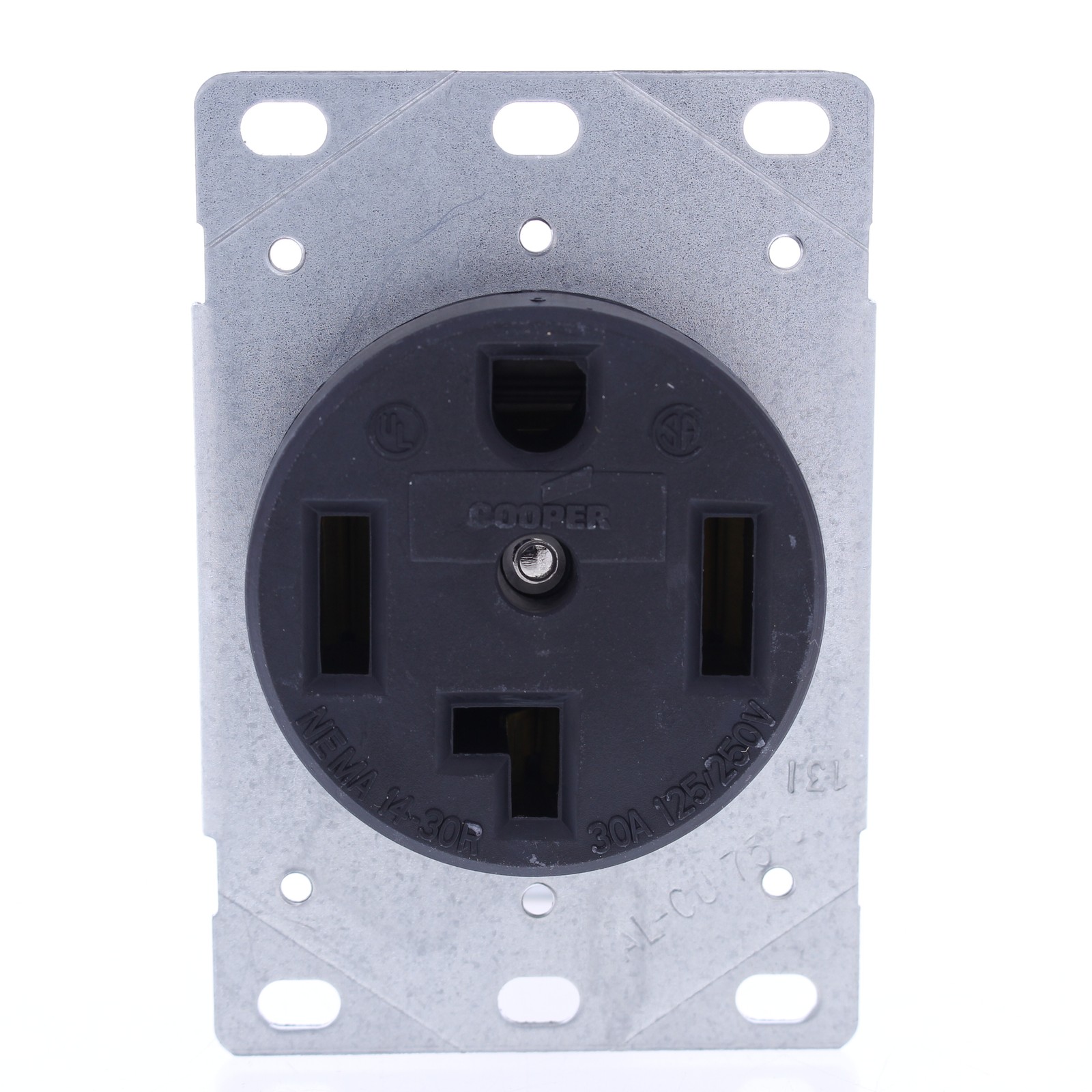Eaton Receptacle Dryer Oven Range Stove Outlet NEMA 14-30R 30A 125/250V 1257