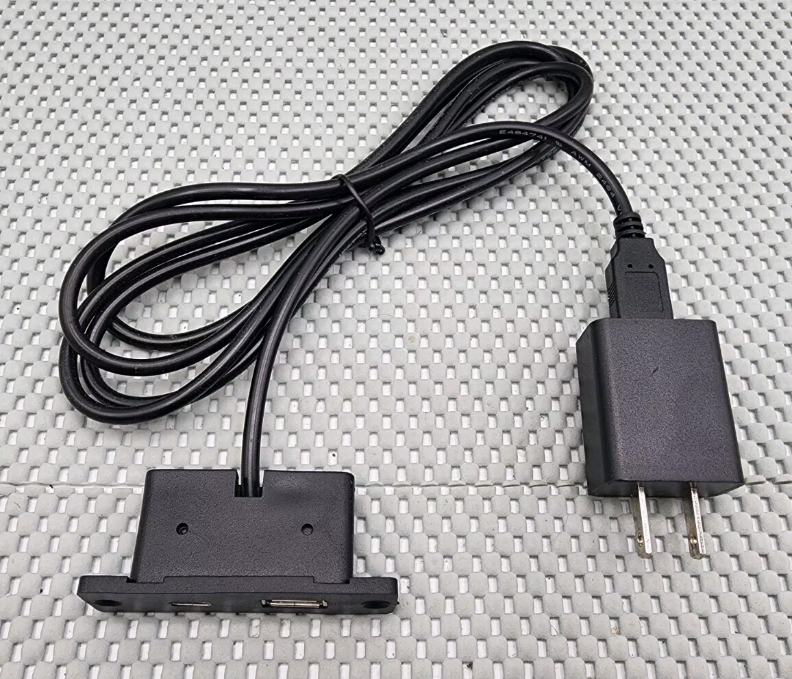 Recessed USB Power Strip Outlet 5V 2.5 meter USB & USB-C Port Charging Sofa