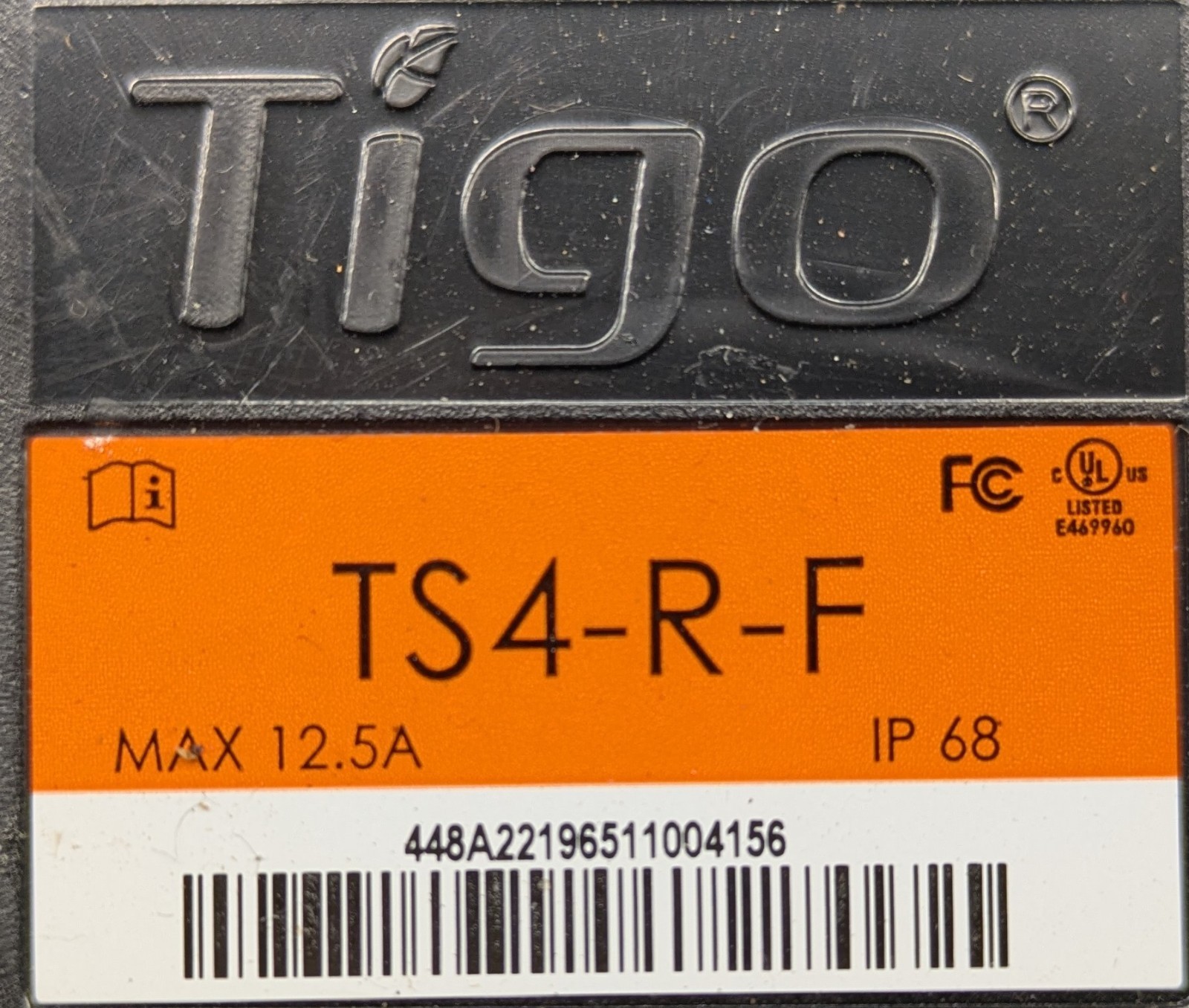 Tigo TS4-R-F Rapid Shutdown Equipment READ Cracked Plastic Connector.