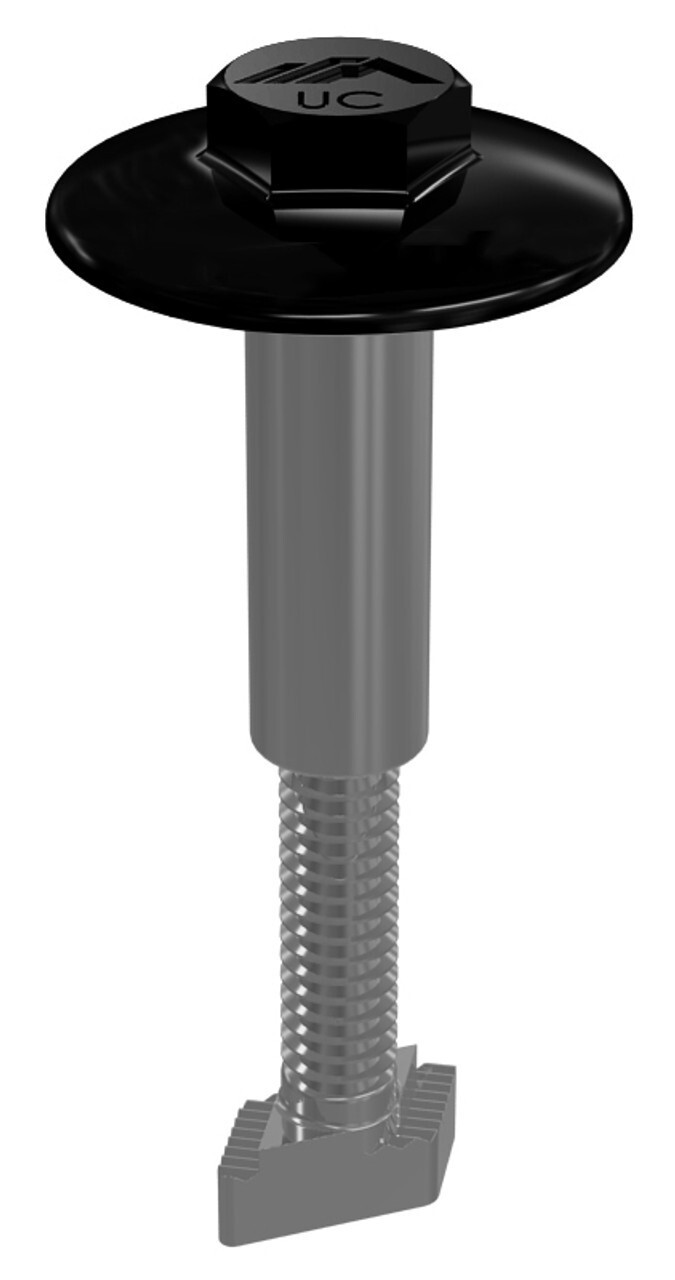 IronRidge UFO-CL-01-B1 Universal Module Clamp, Black, Solar Mid/End Clamp, 30-48