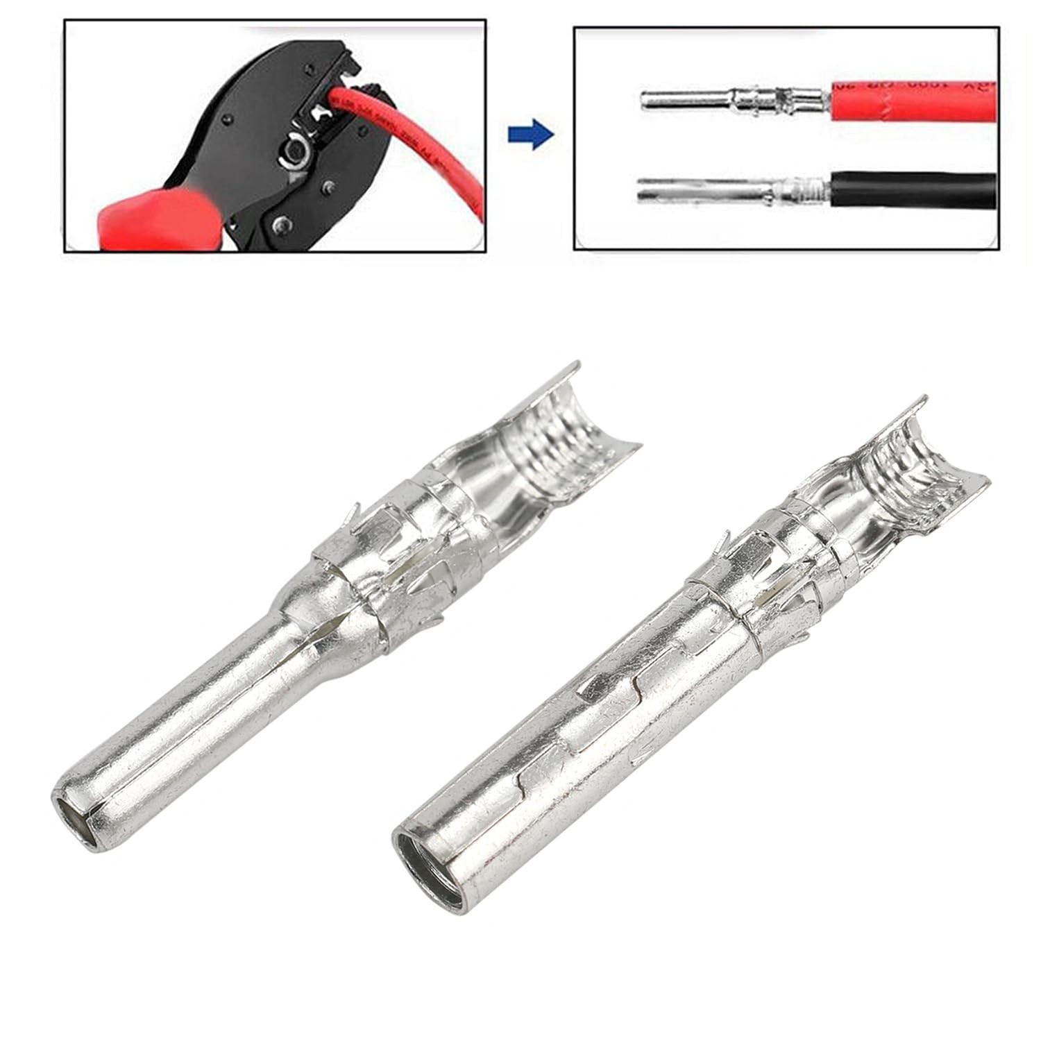 40PCS (20 Pair) MC4-Compatible 40PCS(20 Pairs) Male&Female Pins Connectors