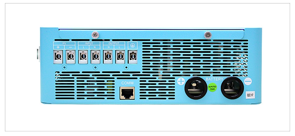 4000W Hybrid 24V Solar Inverter with MPPT 140A Output Pure Sine Wave US-Stock
