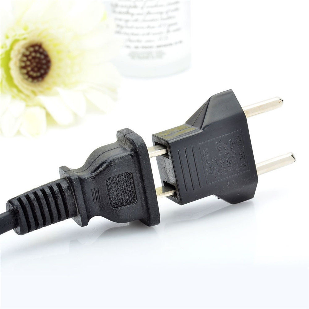 2 x European Euro EU to US USA Travel Wall Power Plug Outlet Converter Adapter