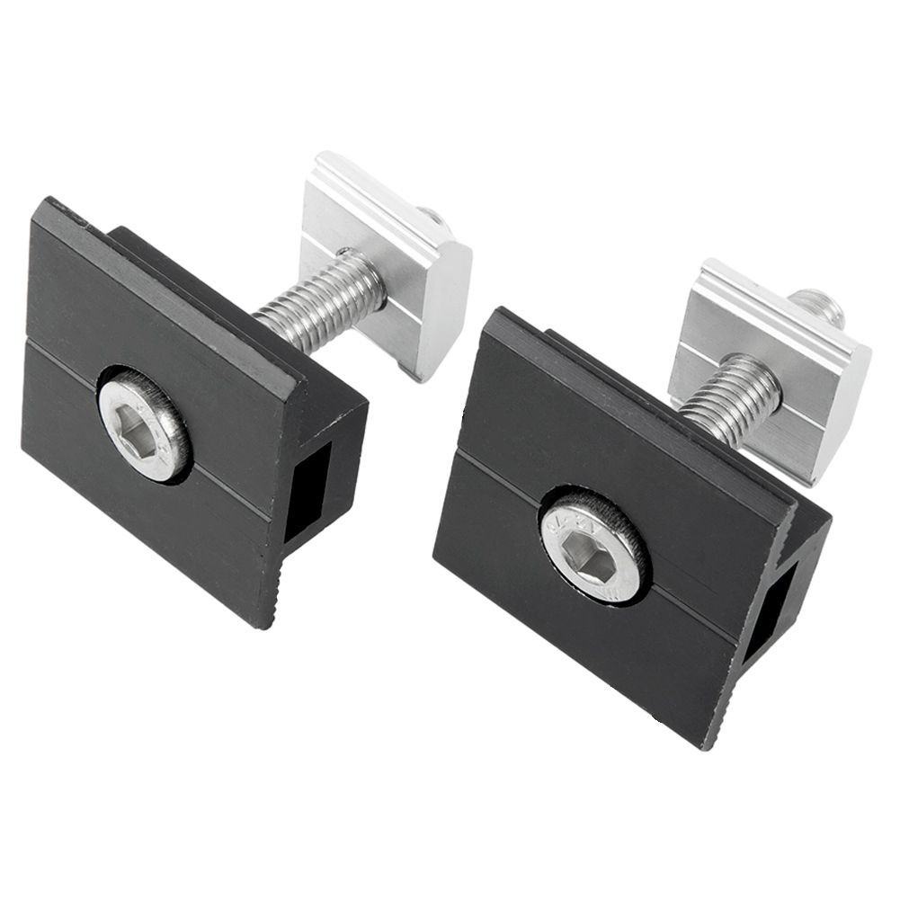 Professional Black Aluminum Alloy Solar Panel Mounting Bracket 30mm/35mm