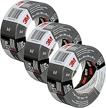 3M Duct Tape DT8, 3 Pack, Industrial Strength, Multi-Use, Black color tape, 1.88