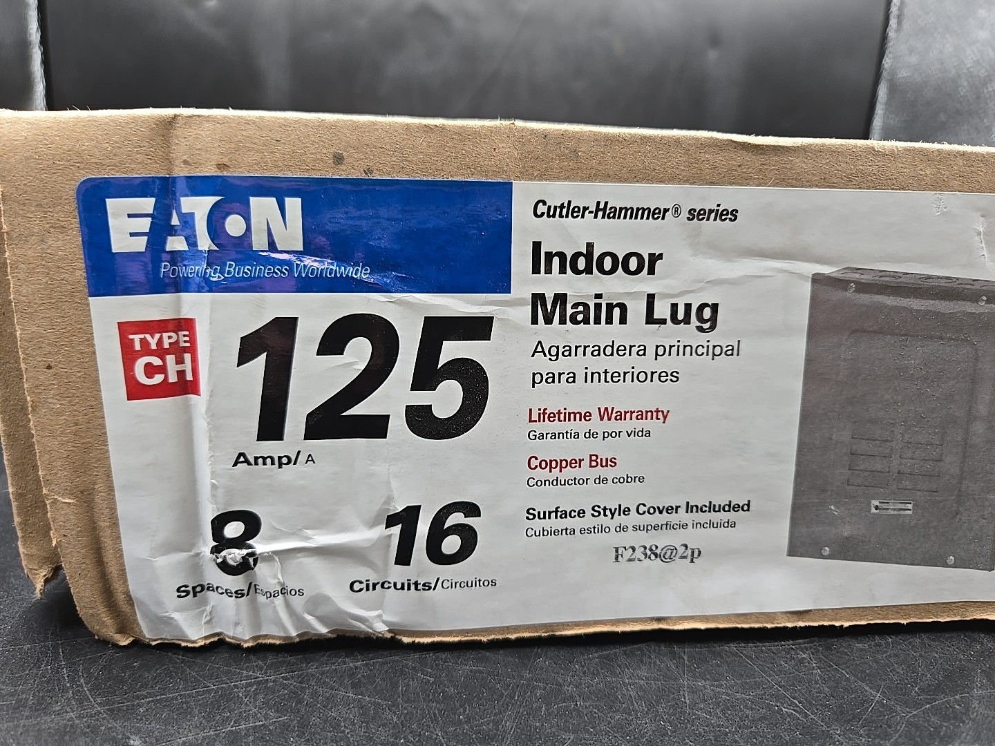 Eaton CH8L125SP Loadcenters and Panelboards CH 125A 240V 50/60Hz