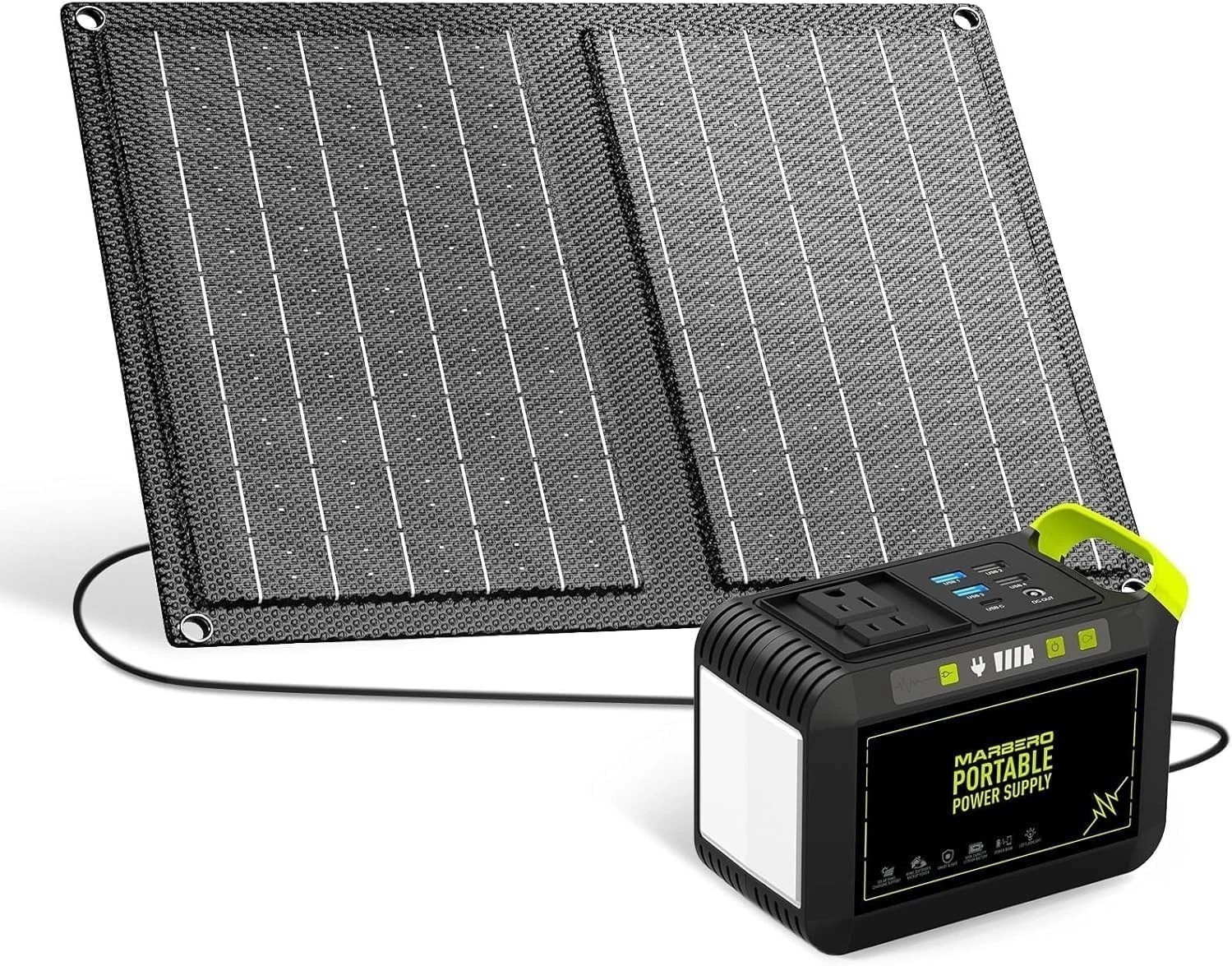 Multi-Purpose 88.8Wh Solar Generator with 21W Panel for Travel & Home Backup