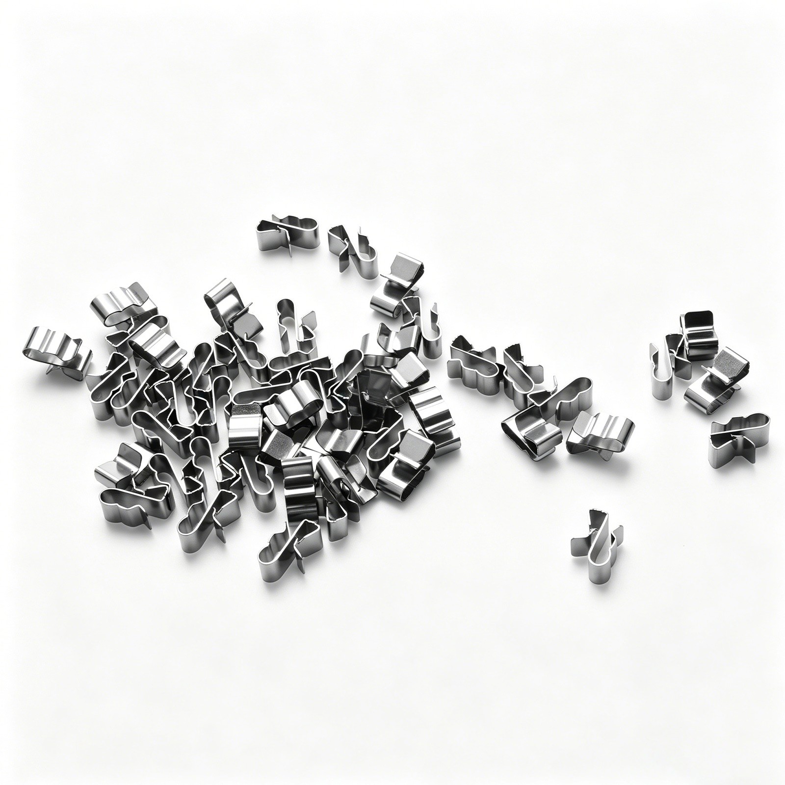 50 Pcs Solar PV Cable Clip 304 Stainless Steel Easy Install for Roof Mounting