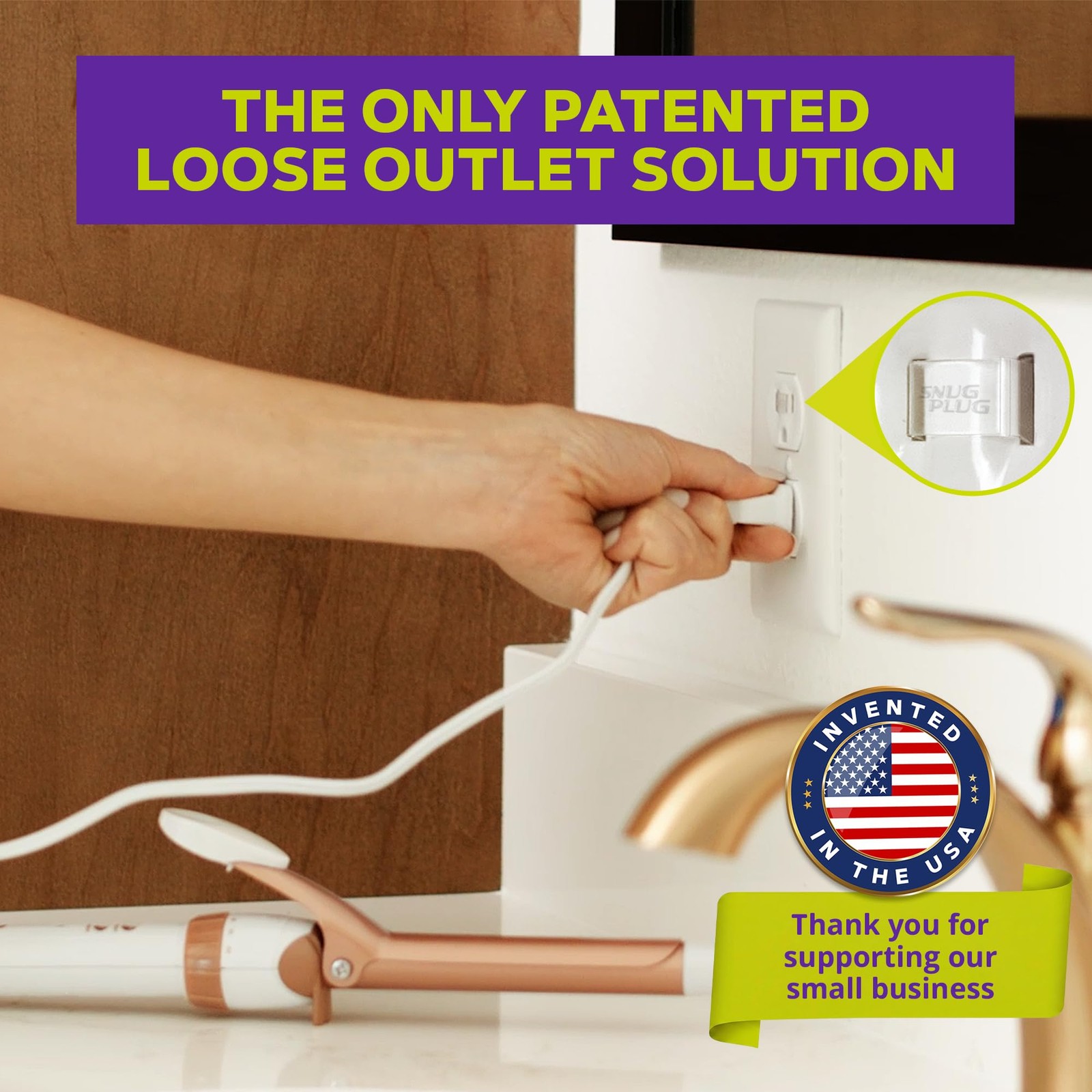 Loose Outlet Plug Fix & Outlet Insert | Prevent Plug from Being Unplugged & S…