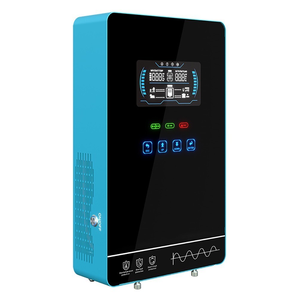 4000W Solar Hybrid Inverter DC24V 120VAC MPPT 140A PV Max DC55-350V/5600W Input
