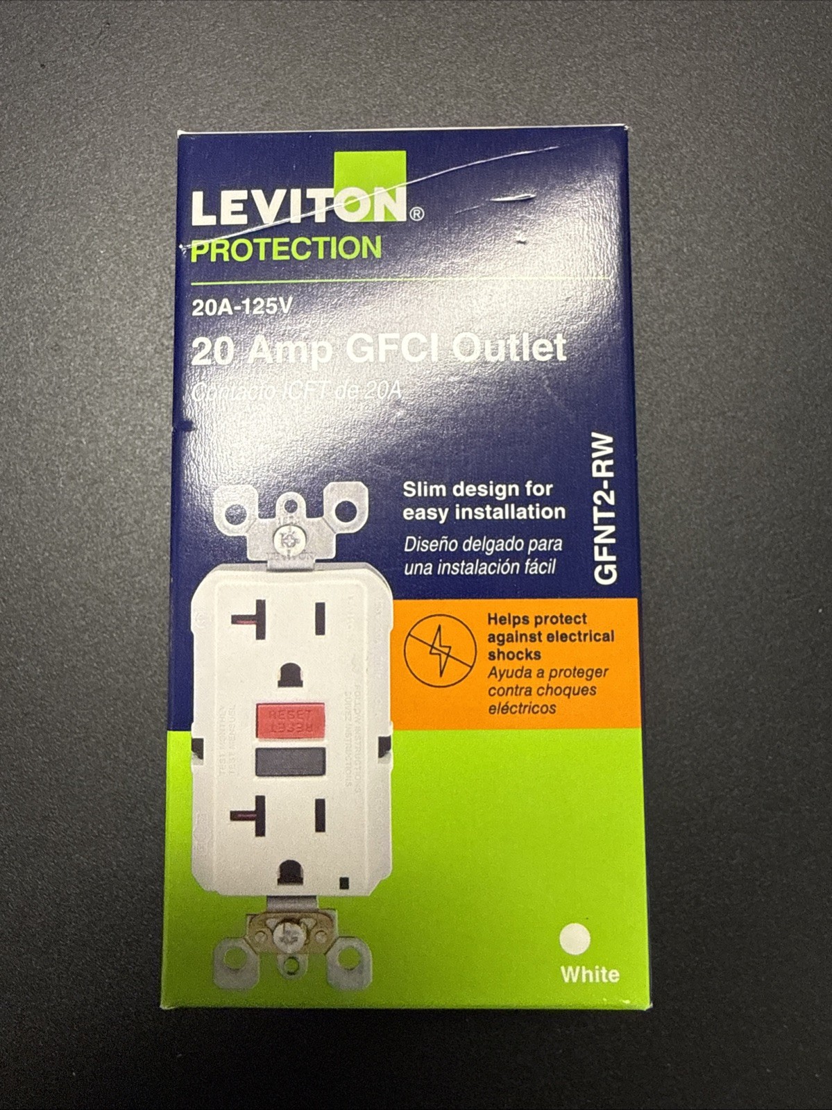 Leviton 20AMP. GFCI Outlet , New