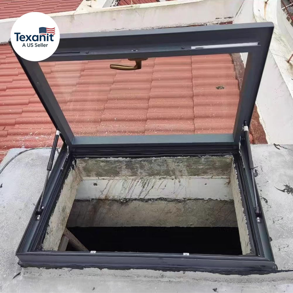 Skylights & Roof Windows;Skylight Window – Square/Rectangle;Roof Skylights;Manua