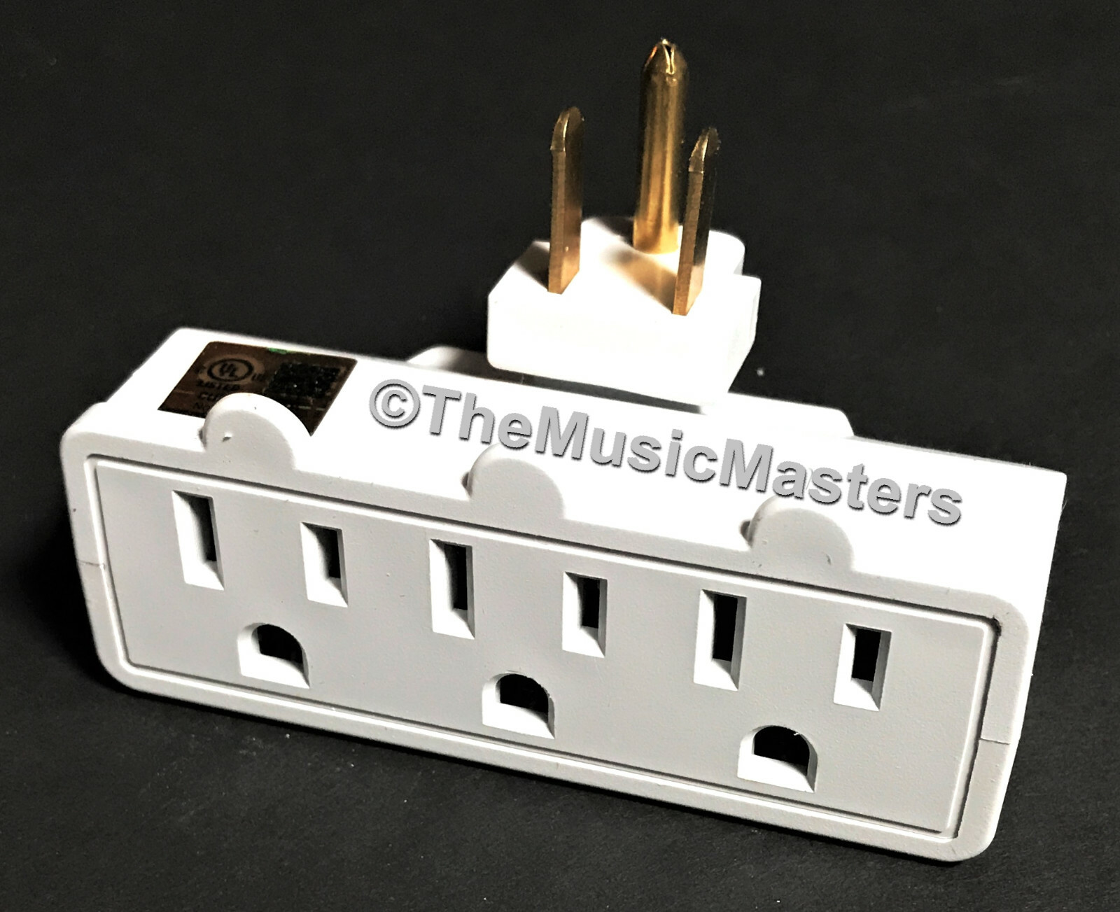 6X Swivel 3 Outlet Triple AC Wall Plug Power Tap Splitter 3-Way Electric Adapter