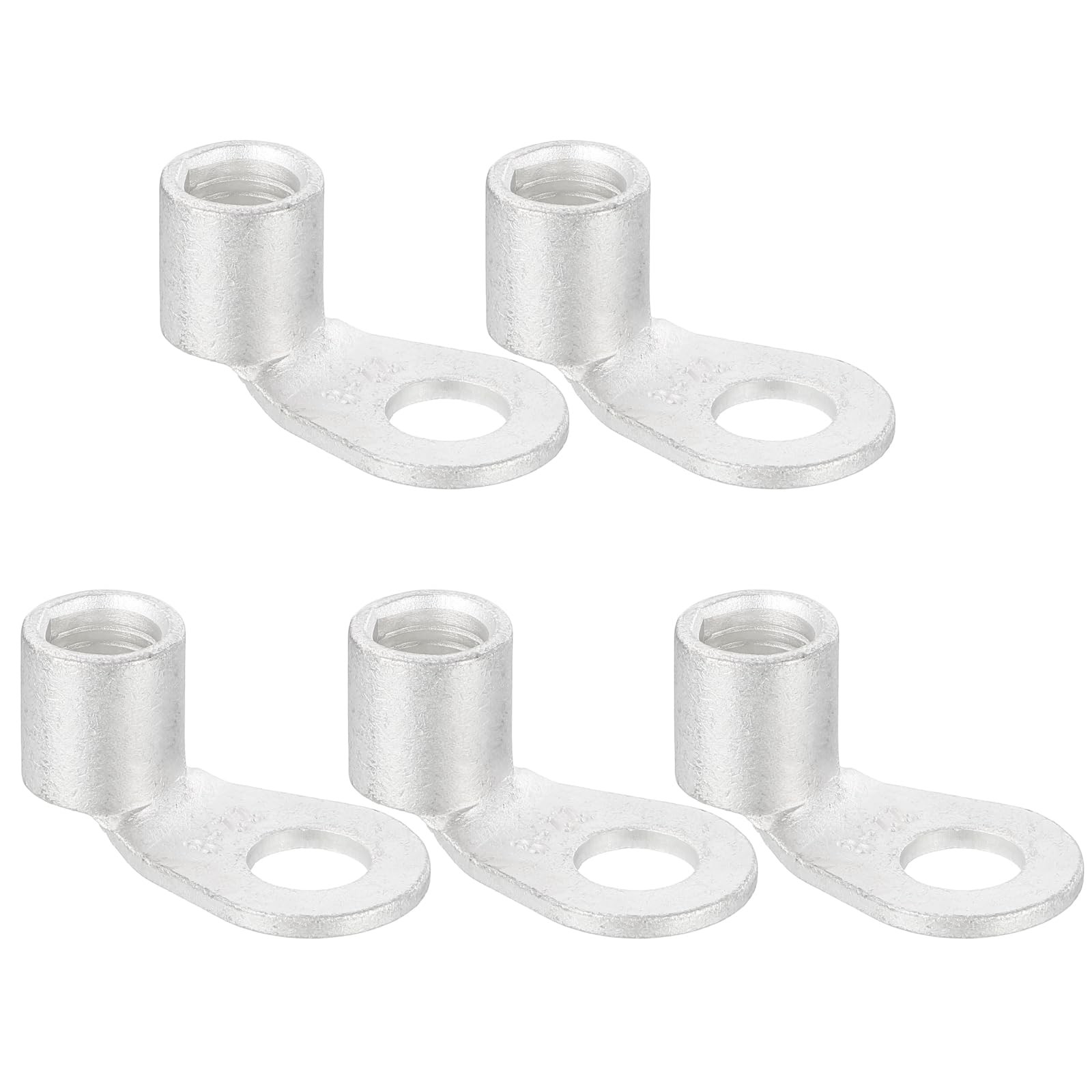 MECCANIXITY 1 AWG – 5/16″ Copper Wire Lugs, 90 Degree Bent 1 –