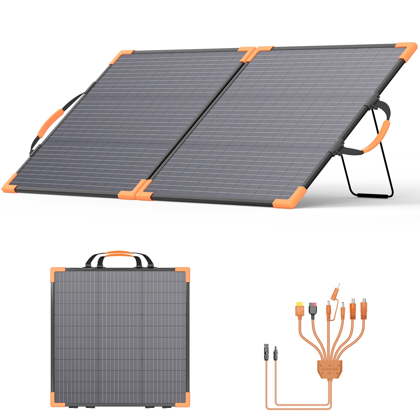 100W RV Solar Panel Bifacial Portable for Jackery Explorer 1000 V2 Power Station