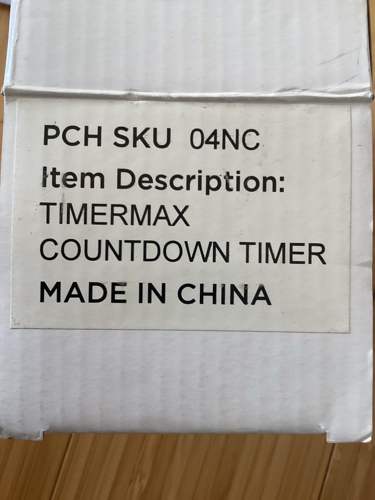 Stanley Timermax Countdown Timer BNH-60SU104A Open Box