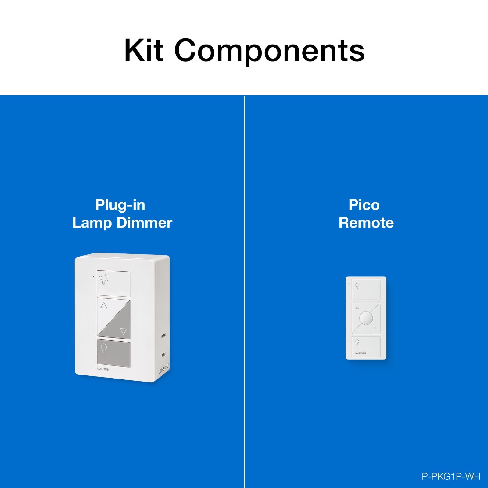 Smart Lamp Dimmer Kit with Wireless Remote – Plug-in Floor/Table Lamp Control