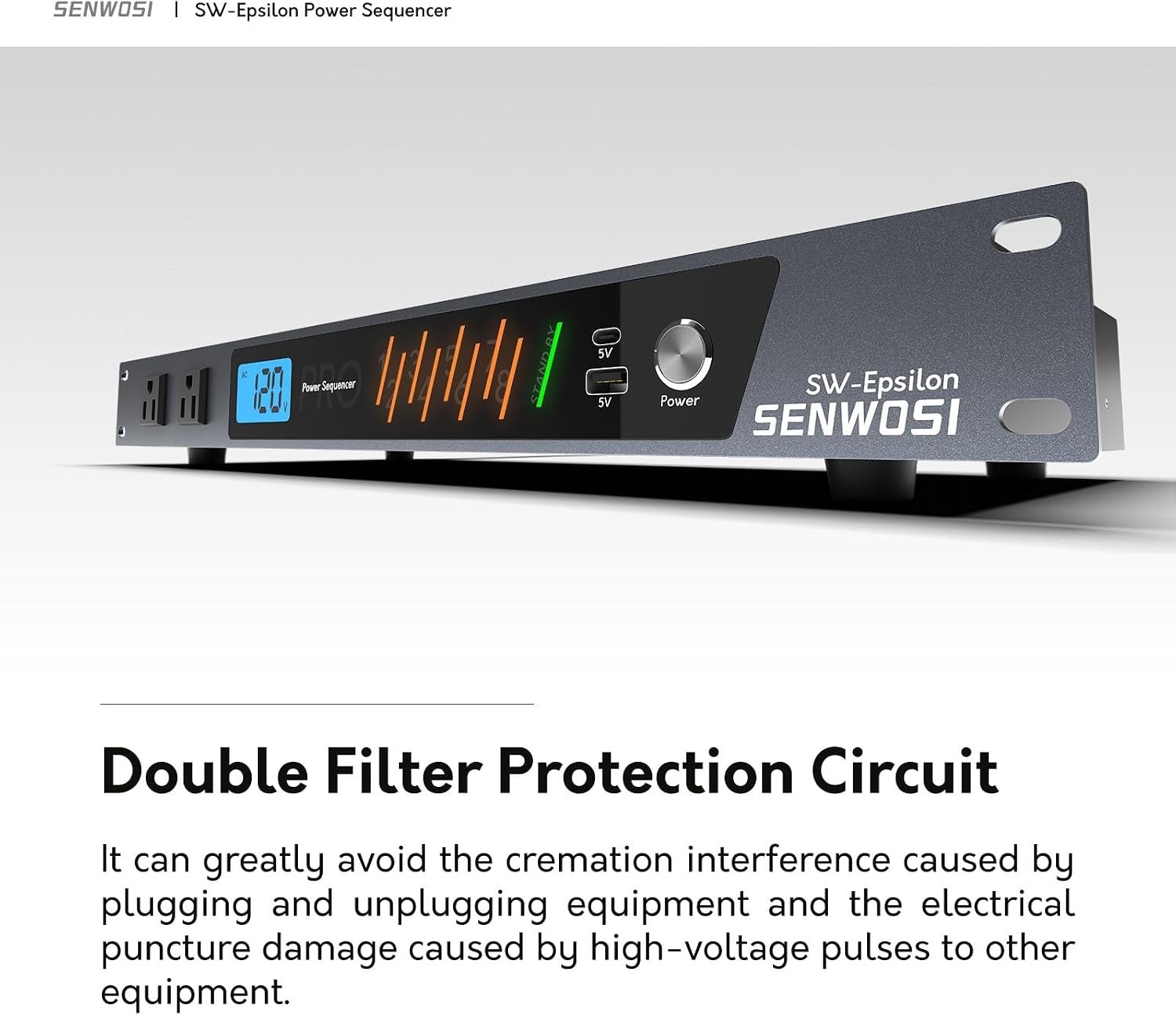 Power Conditioner Surge Protector USB Charger
