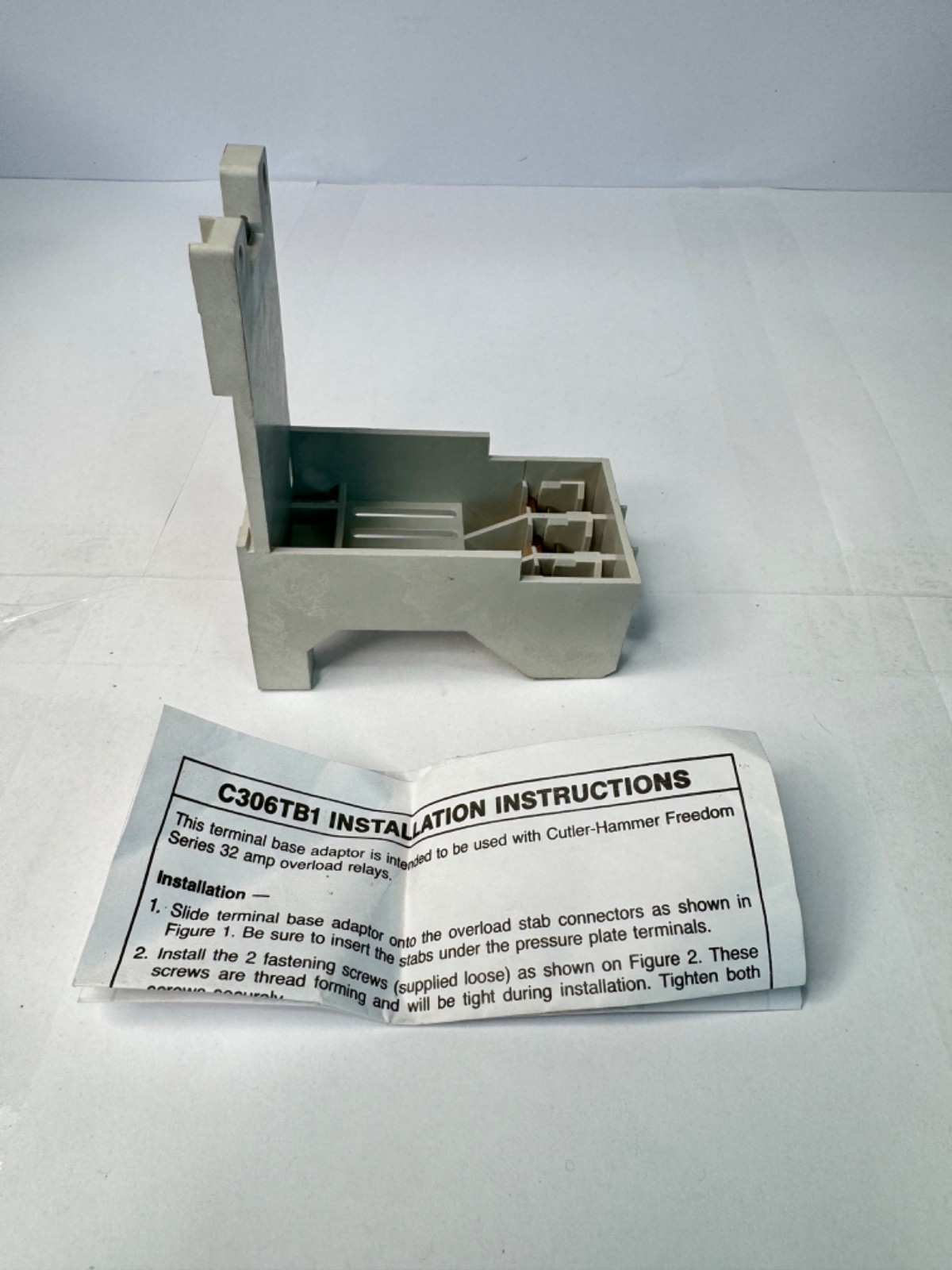 Eaton Cutler Hammer C306TB1 Din Rail And Panel Mtg Adapter For 32A