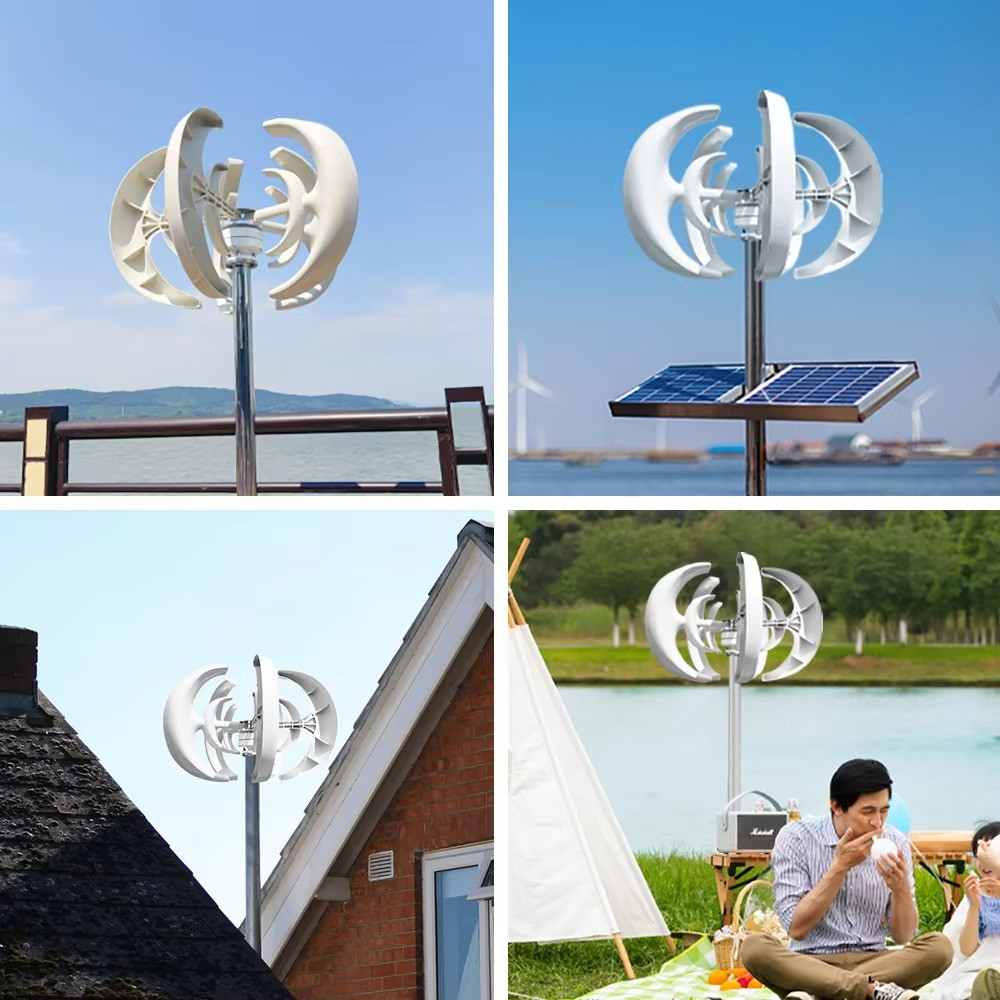 5000W Vertical Wind Turbine Small Windmill Free Energy 12V 24V 48V 220V Farm