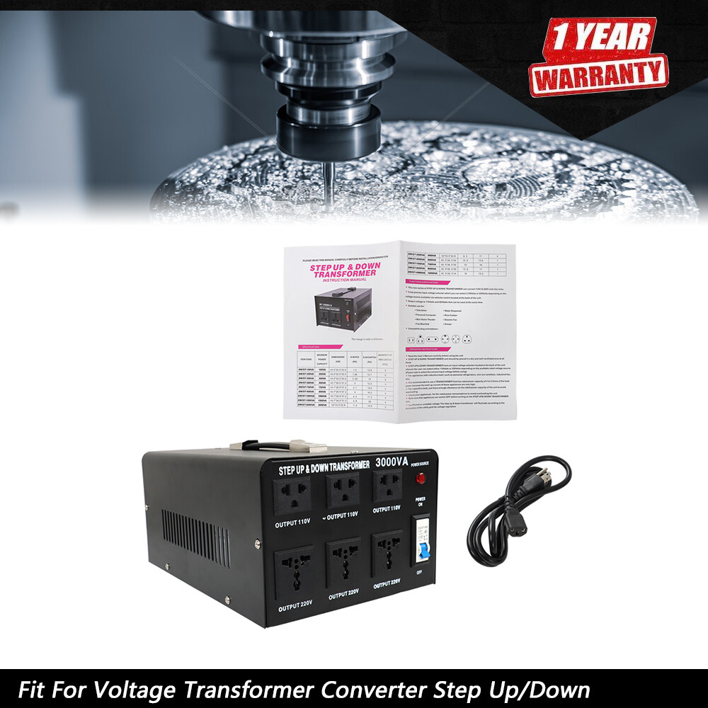 Voltage Transformer Converter Step Up/Down 110-120V to 220-240V 3000W New