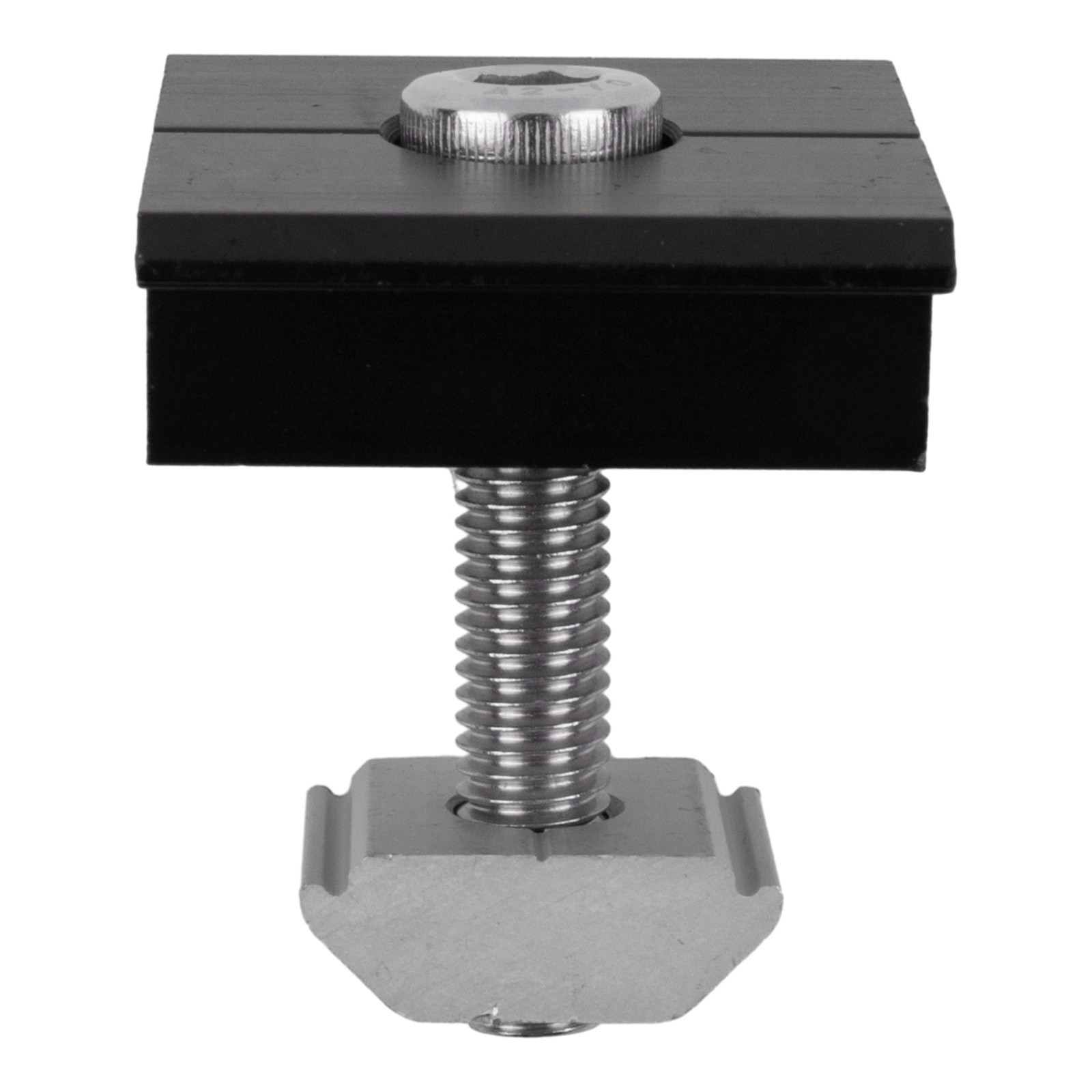 Professional Black Aluminum Alloy Solar Panel Mounting Bracket 30mm/35mm