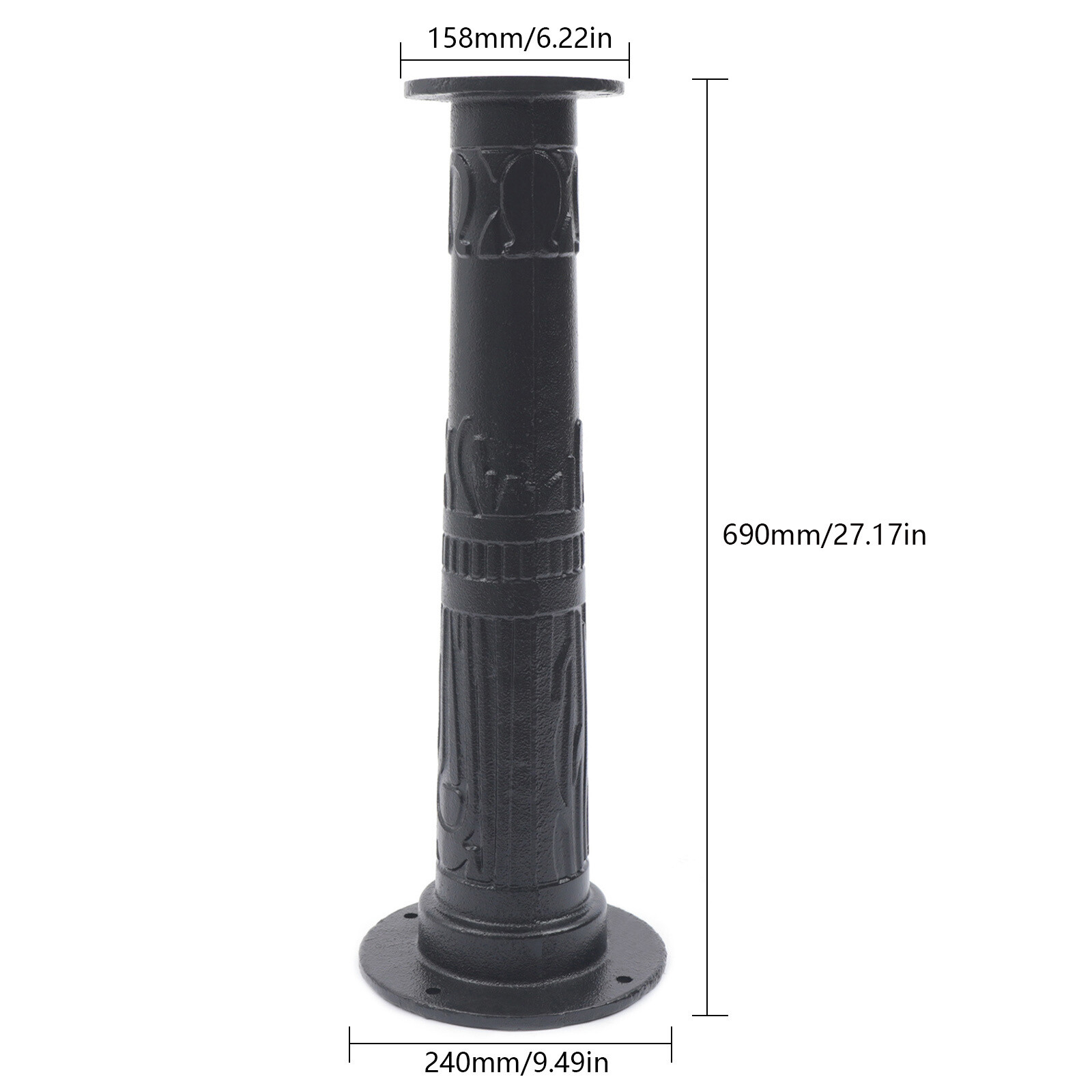 26 feet Manual Hand Water Pump Garden Boost Pump Cast Iron Well Fountain Stand