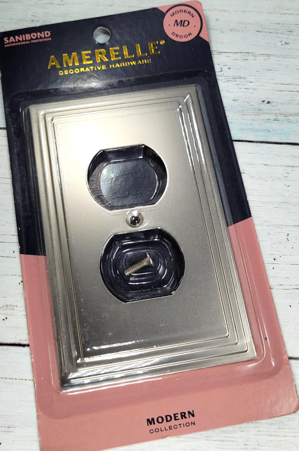 Assorted Lot 11 PCS – AMERELLE Designer MODERN Wallplate SATIN NICKEL
