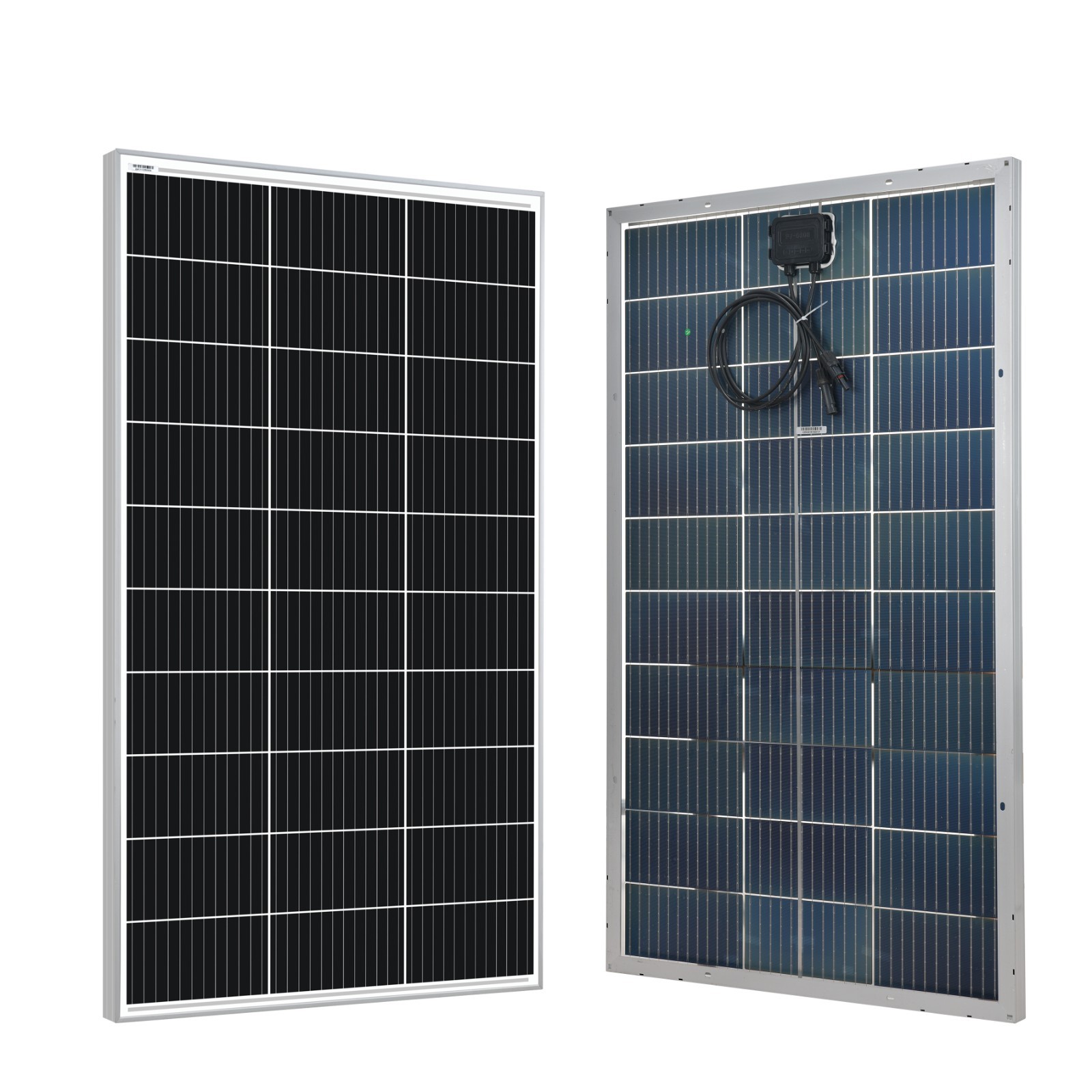 400W (200W*2) Bifacial Solar Panel Mono 18V Roof RV Off-Grid Battery Charging US
