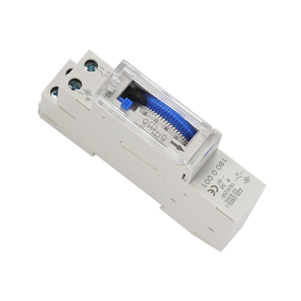 Timer Switch 180A Mechanical 15 Min Setting Rail Mount for 110 220VAC Systems
