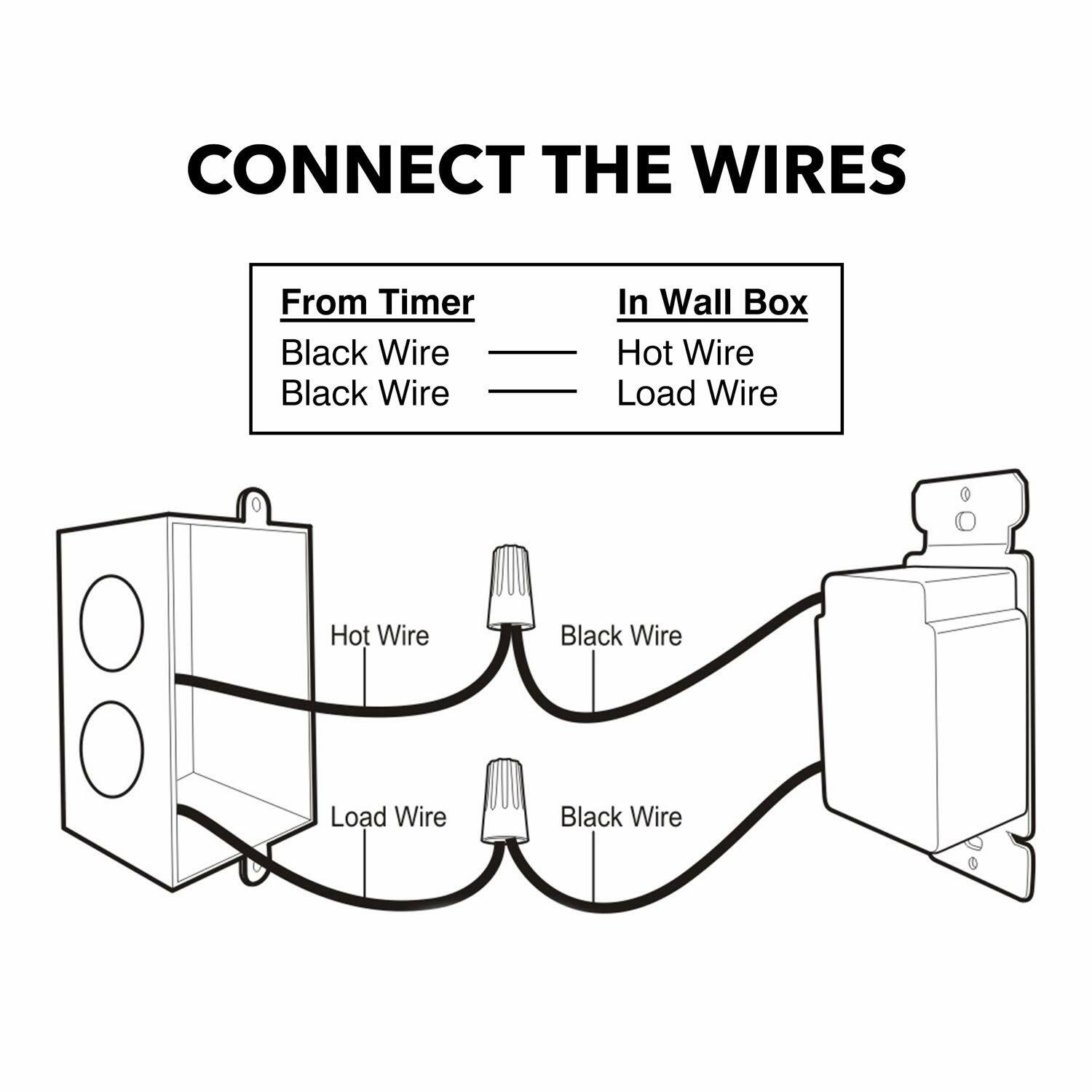 BN-LINK 60-Minute In-Wall Spring Wound Loaded Countdown Timer